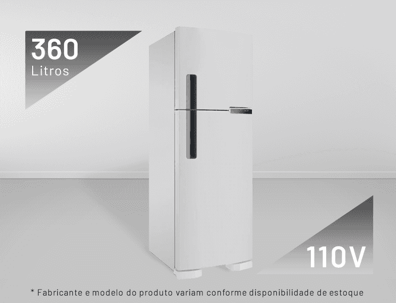Geladeira Brastemp 360L 110 Volts - Branco