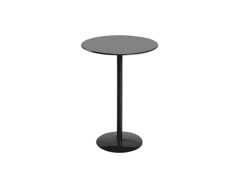 Mesa Lateral Gardenia - Preto D:0,42 A:0,60
