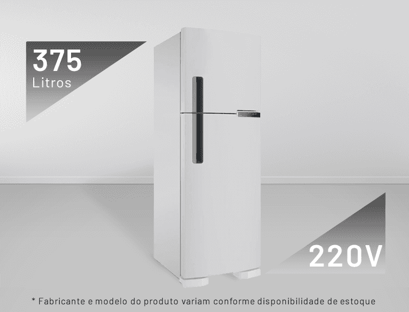 Geladeira 375L 220 Volts - Branco