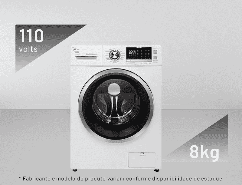 Lava e Seca Roupa 8 kg  110 - Branco