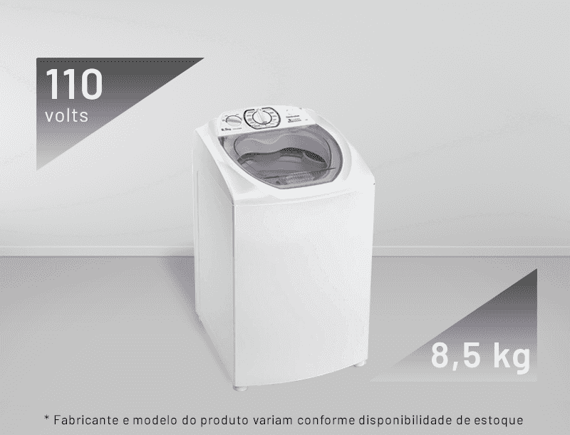 Lavadora Roupa 8,5Kg 110 - Branco