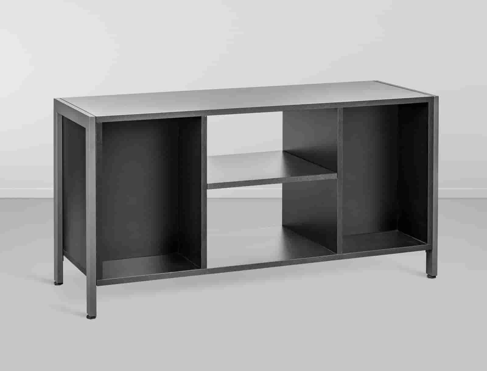 Rack Oliveira c/ Nicho - Preto/ Grafite L:1,2 P:0,4