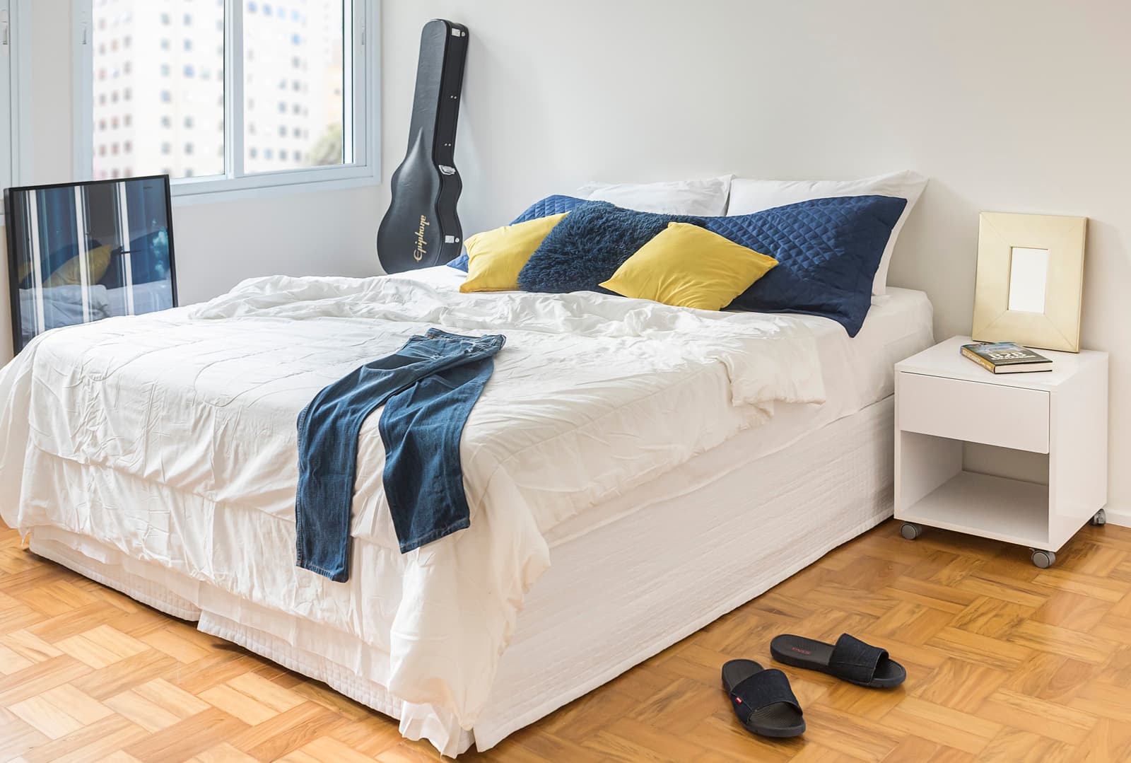 Cama Box Queen Plus C/ Pillow L:1,76 P:1,98