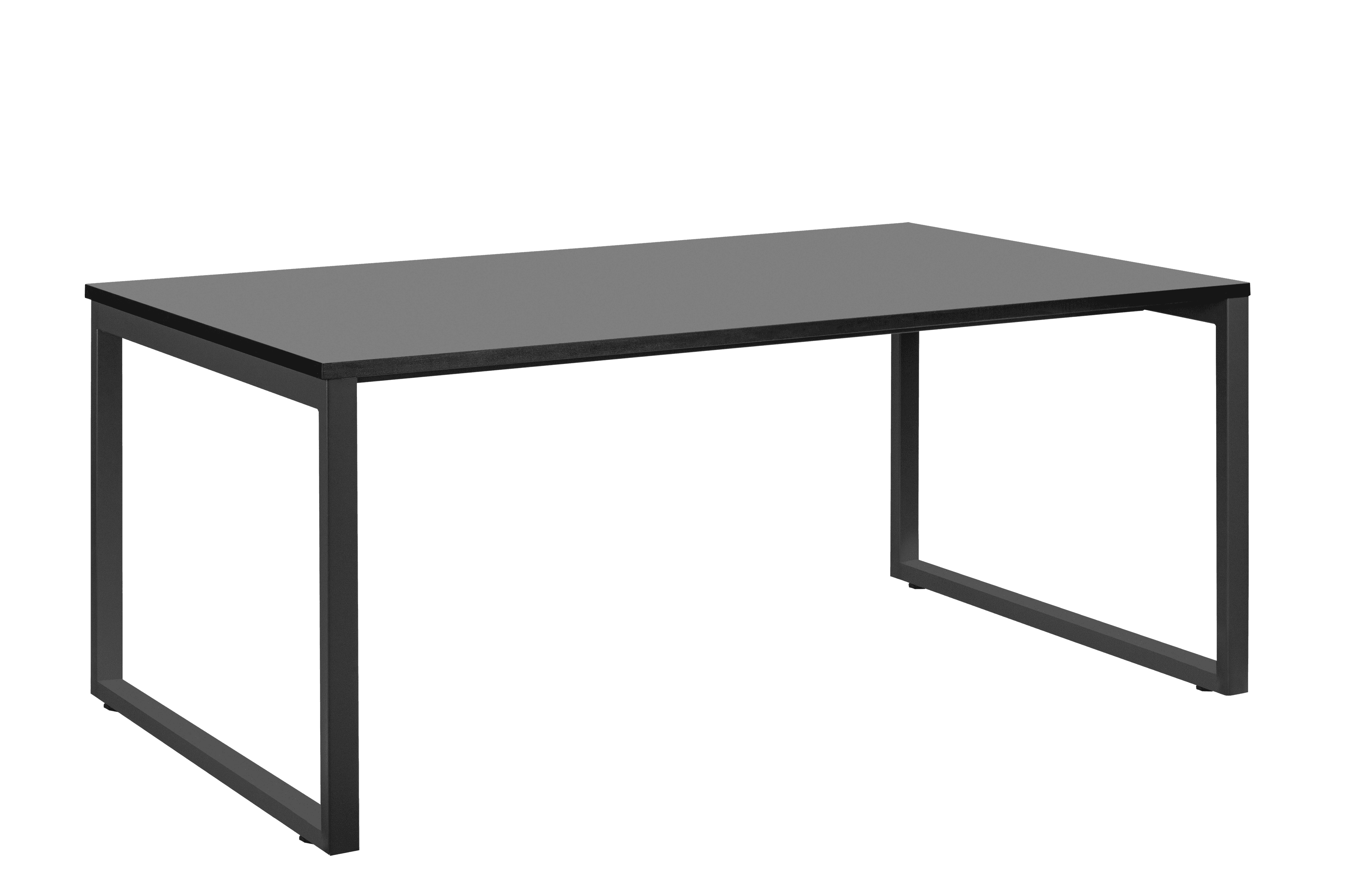 Mesa Oliveira Retangular Pe Quadro - Preto/ Grafite L:1,4 P:0,8