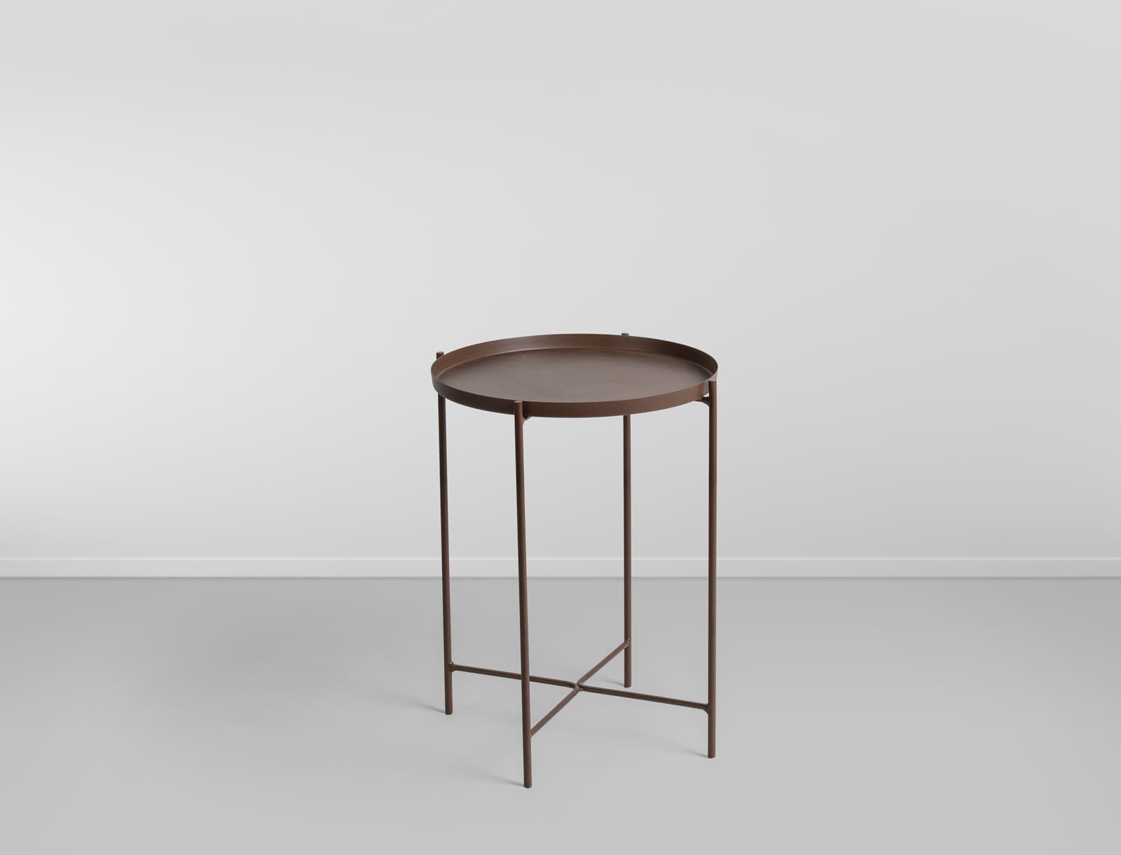 Mesa Lateral Brauna - Marrom D:0,32 A:0,56