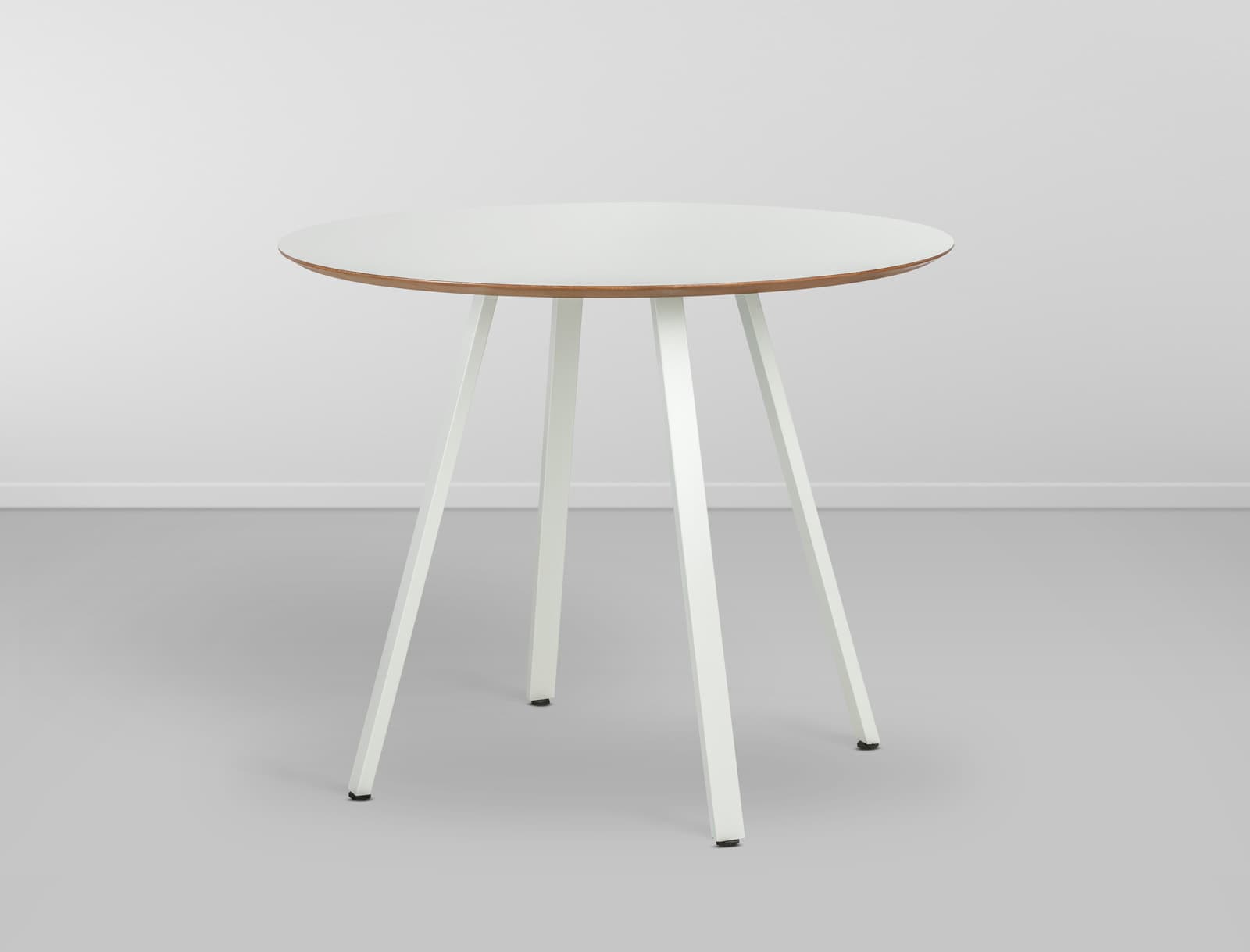 Mesa Eucalipto Redonda - Branco/ Branco L:0,9 P:0,9