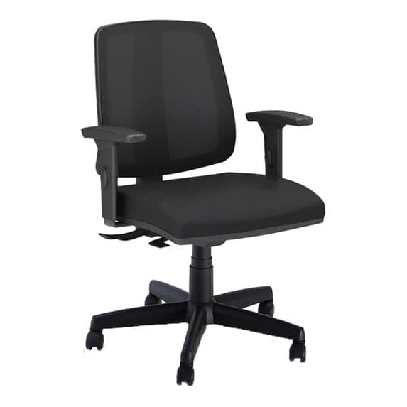 Cadeira Giratoria Flip - Preto