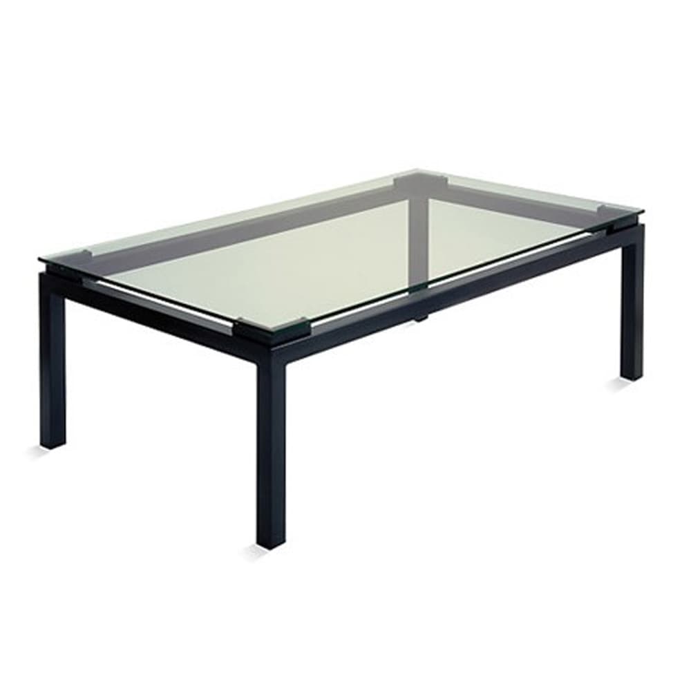 Mesa Centro Jerimum c/ Vidro - Preto L:1,20 P:0,70 A:0,42