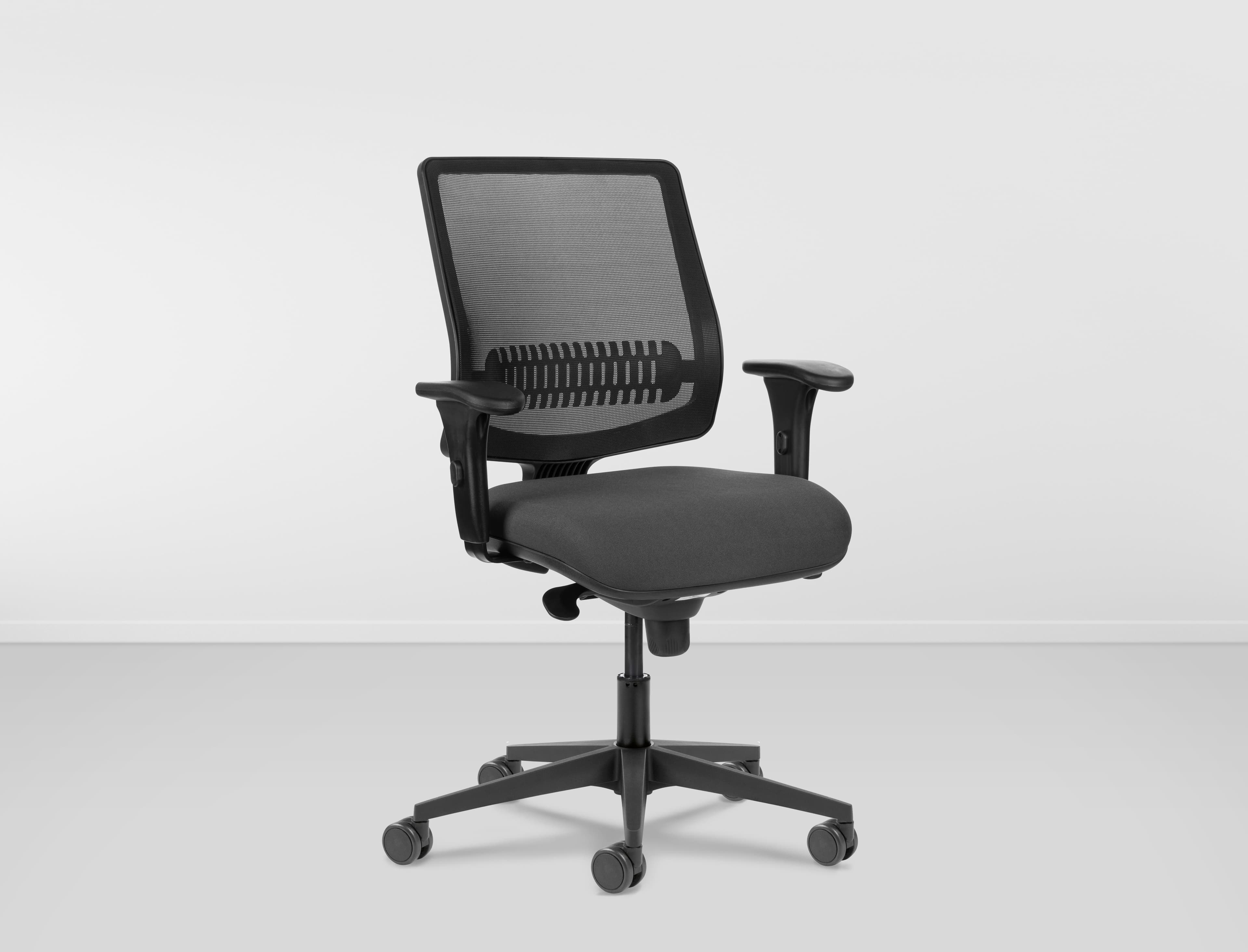 Cadeira Giratoria Uni Me - Preto