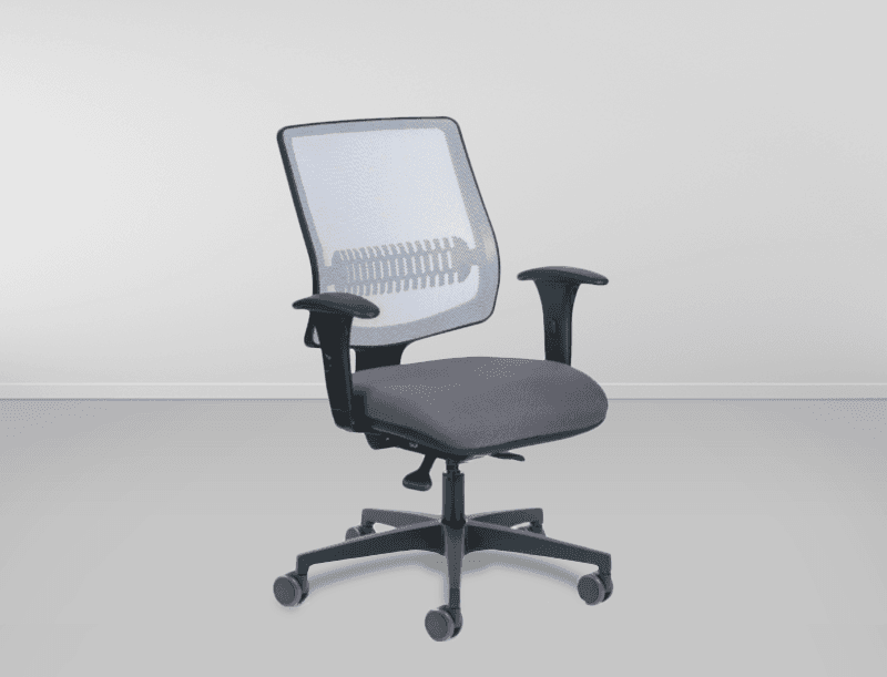 Cadeira Giratoria Uni Me - Branco
